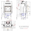 Топка-камин Brunner BKH 5.0 flat 42-50 ST Топка-камин Brunner BKH 5.0 flat 42-50 ST