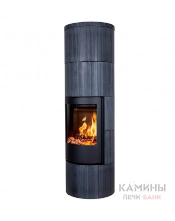 Печь-камин Jydepejsen Troja 45 Dark Sandstone