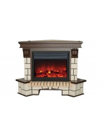 Электрокамин Stone New Corner (угловой) 26 AO с Moonblaze LUX BL S