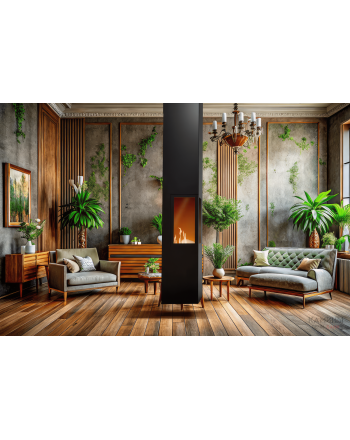 Пристенный камин AVES 14 БЕРГАМО