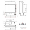 Каминная топка АСТОВ М 700 Б Каминная топка АСТОВ М 700 Б