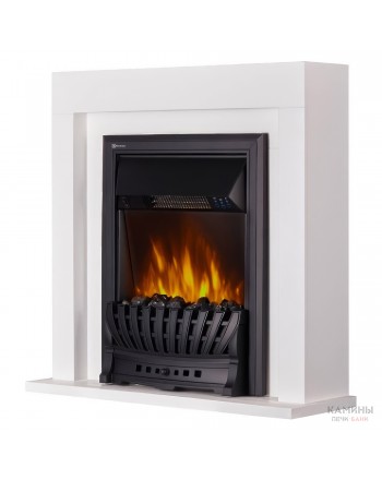 Каминокомплект: Очаг Electrolux EFP/P-1020LS,портал Simple Classic белый