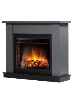 Каминокомплект Firelight: Очаг EFP/P-2520LS N, портал Canto 25 графит