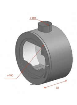 Печь-камин Cheminees Philippe Solsbury подвесная