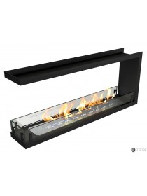 Биокамин Contour торцевой сквозной 1100 (ESTETIC FLAME) Zefire