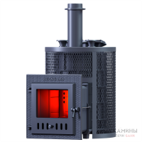 Печь Авангард ЗК 25 (М) Pro Ураган в круглой сетке
