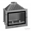 Изразцовый камин Истра КимрПечь центральный двухъярусный Серый