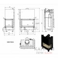 Каминная топка Kratki MBO/P/BS/G Каминная топка Kratki MBO/P/BS/G