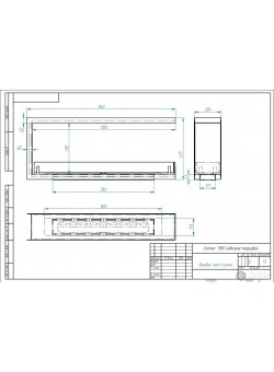 Биокамин Contour торцевой сквозной 1100 (ESTETIC FLAME) Zefire