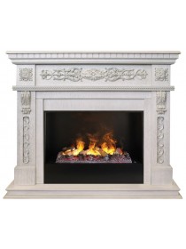 Электрокамин RealFlame Estella 26 WT 3D Cassette 630 + Black вставка