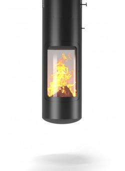 Подвесной панорамный камин TERA