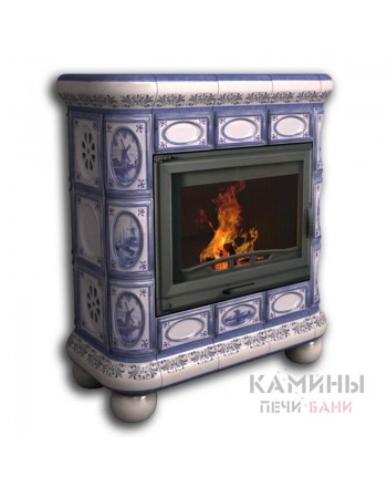 Изразцовый камин Медальон центральный Художественный