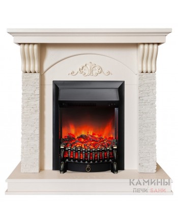 Электрокамин Corfino WT с Fobos Lux BL