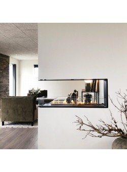  Биокамин Decoflame Montreal 1000mm Торцевой сквозной 3-х сторонний