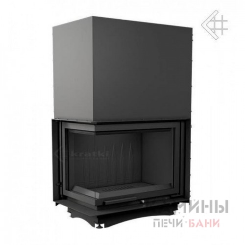 Каминная топка Kratki Amelia/L/BS/G (угловое стекло слева, гильотина) Каминная топка Kratki Amelia/L/BS/G (угловое стекло слева, гильотина)