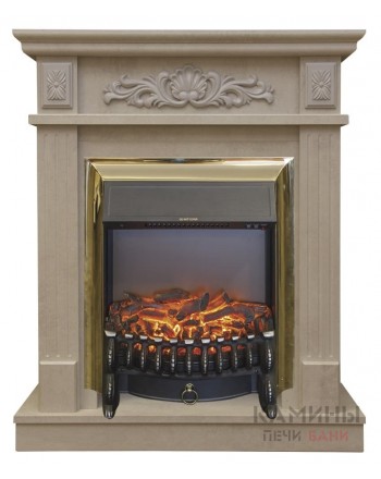 Электрокамин RealFlame Adelaida WT с Fobos Lux BL RC