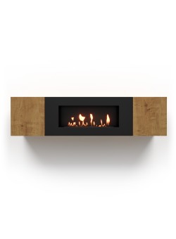 Тумба с биокамином Firelight BFP-P1600 дуб вотан