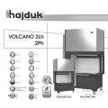 Каминная топка Hajduk Volcano 2Lh гнутое стекло Каминная топка Hajduk Volcano 2Lh гнутое стекло