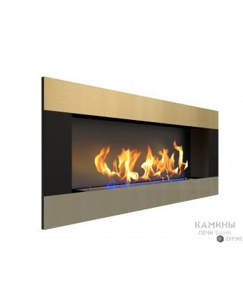 Биокамин Elliot horizontal 1500 латунный (Zefire)