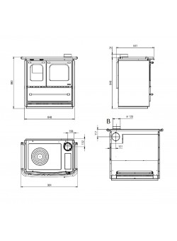 Печь камин La Nordica Sovrana Easy