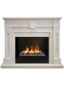 Электрокамин RealFlame Kellie 26 WT 3D Cassette 630 + Black вставка