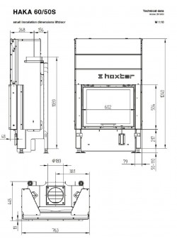 Каминная топка Hoxter HAKA 60/50Sh
