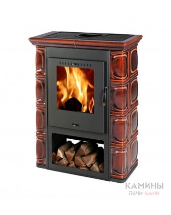 Печь BORGHOLM Keramik, темно-коричневая (Thorma)
