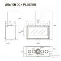 Каминная топка Rocal ARc 100 DC