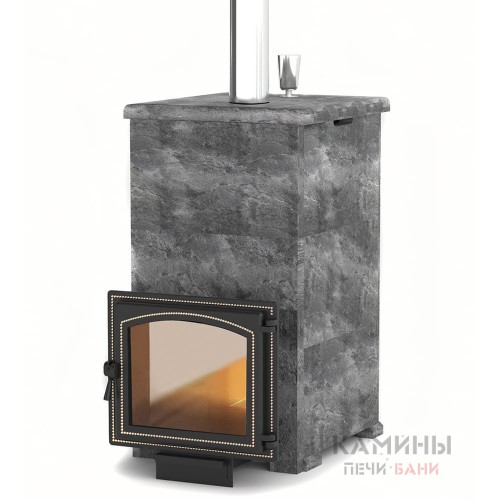 Печь комплект Везувий Легенда Русский пар 18 (240) NEXT с облицовкой из Талькохлорита  Печь комплект Везувий Легенда Русский пар 18 (240) NEXT с облицовкой из Талькохлорита