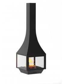 Подвесной камин Vetro