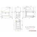 Каминная топка Brunner Panorama-Kamin 51/88/50/88 Каминная топка Brunner Panorama-Kamin 51/88/50/88