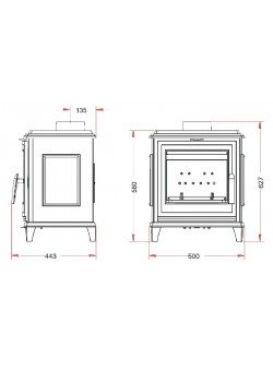 Чугунная печь Invicta Sedan S