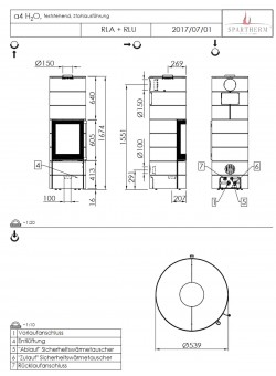 Печь-камин Spartherm Ambiente A4 H₂O
