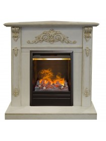 Электрокамин RealFlame Anita Corner (угловой) WT с Olympic 3D