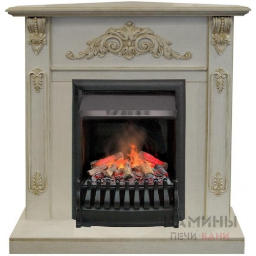 Электрокамин RealFlame Anita corner WT (g) с Oregan 3D