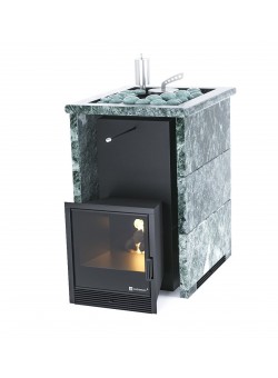 Печь ИзиСтим «АНАПА» В ТРЕХСТОРОННЕМ КОЖУХЕ С ОТКРЫТЫМ ВЕРХОМ