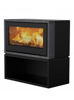 Печь-камин Lotus Style 470W Soapstone