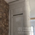Современный изразцовый камин Сохо с широким нижним подиумом