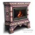 Изразцовый камин Кострома КимрПечь угловой Роспись Изразцовый камин Кострома КимрПечь угловой Роспись