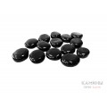 Декоративные керамические камни черные 14 шт (ZeFire) Декоративные керамические камни черные 14 шт (ZeFire)