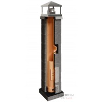 Керамический дымоход КераСтиль Универсал D 140 мм (Комплект)