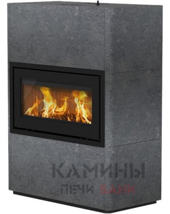 Печь-камин Lotus Beto 470WM - Black door