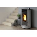Печь-камин Invicta Lodi AIR TIGHT 8 Wifi BLACK на пеллетах Печь-камин Invicta Lodi AIR TIGHT 8 Wifi BLACK на пеллетах