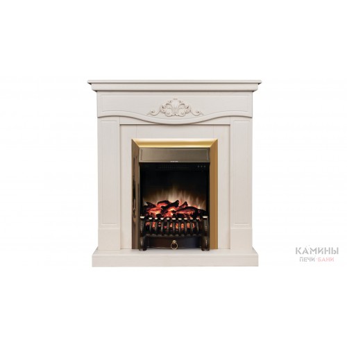 Электрокамин JUNONA WT с очагом Fobos Lux BL RC Электрокамин JUNONA WT с очагом Fobos Lux BL RC