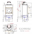 Топка-камин Brunner BKH 5.0 flat 42-50 DT