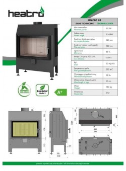 Каминная топка Heatro 69