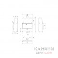 Каминная топка Kratki Lucy/PW/20/W Каминная топка Kratki Lucy/PW/20/W