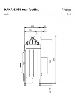 Каминная топка Hoxter HAKA 63/51a