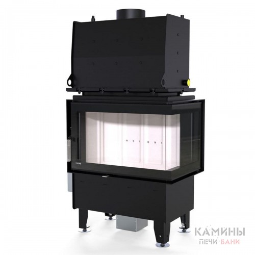 Каминная топка Defro Home RIVA SM BP SHORT угловая, с водяным контуром Каминная топка Defro Home RIVA SM BP SHORT угловая, с водяным контуром