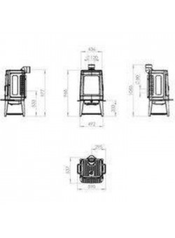 Печь-камин Plamen AUTHENTIC 35